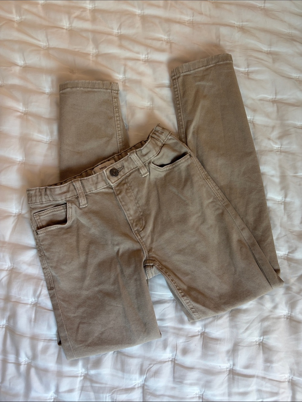 Mango Slim Tan Jeans